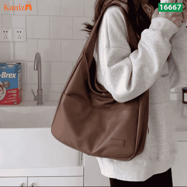 Retro Long Tote Bag for Women in Bangladesh | Stylish Daily Shoulder Bag