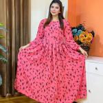 New Porie Gown Collection - সুইচ সিল্ক ডিজিটাল স্কিন প্রিন্ট পরী গ্রাউন