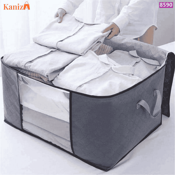Buy Large Foldable Storage Bag | Blanket, Quilt & Clothing Organizer